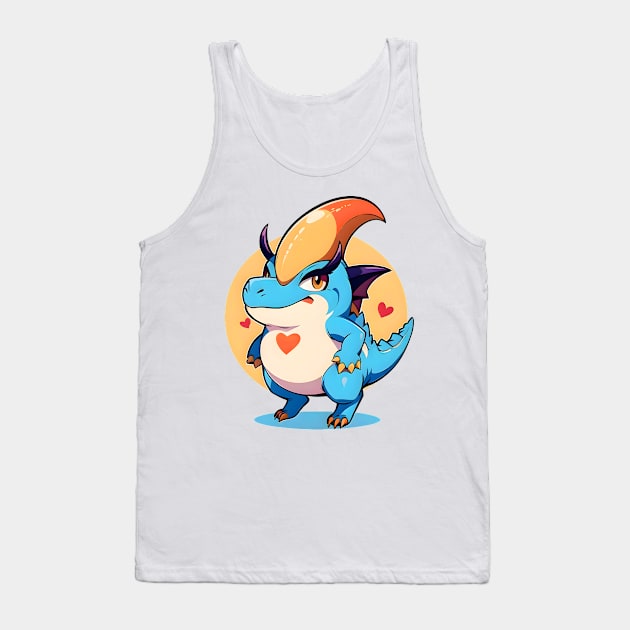 Fun Cartoon Dino 03 Tank Top by CGI Studios